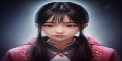 AI图片生成工具网站界面，用户输入文字描述后生成精美配图，背景为科技感十足的深蓝渐变色调